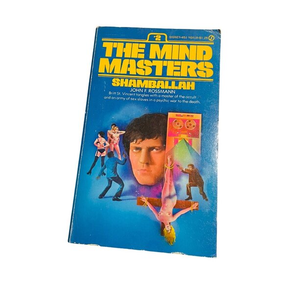 The Mind Masters Shamballah #2 By Rossmann 1975 Signet Classic Paperback Book - Picture 1 of 6